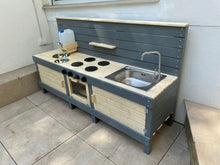 Lade das Bild in den Galerie-Viewer, hochwertige Schammküche Outdoor / aus Holz für den Garten