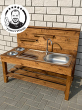 Lade das Bild in den Galerie-Viewer, Matschküche Julia für Kinder - Outdoor Spielküche, wetterfest & Robust