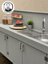 Lade das Bild in den Galerie-Viewer, XXL Grillküche 190cm - Premium Outdoor-Küche mit Spüle