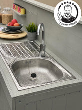 Lade das Bild in den Galerie-Viewer, XXL Grillküche 190cm - Premium Outdoor-Küche mit Spüle