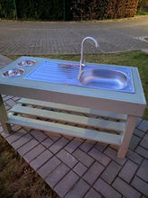 Lade das Bild in den Galerie-Viewer, Matschtisch Laura - Wasser Spieltisch Garten, Fördert Kreativität & Motorik