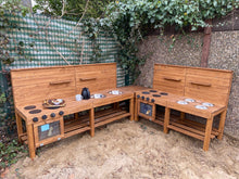 Lade das Bild in den Galerie-Viewer, XXL Matschküche Hirte - Kindergarten Outdoor-Küche, wetterfest & wiederstandsfähig